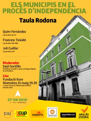 Cartell independencia municipis mataro